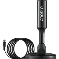 Antena Digital A'gold Externa Interna Hdtv 3m Base Imantada