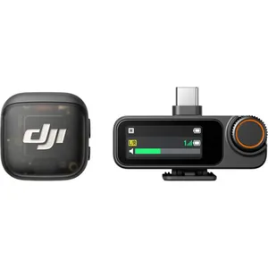 Microfone Dji Mic 2 Sem Fio 1 Pessoa Para Câmera E Smartphone (1 Tx + 1 Rx)