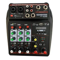 Mesa De Som 4 Canais Bluetooth Digital Interface De Áudio Bivolt Mc4-bt