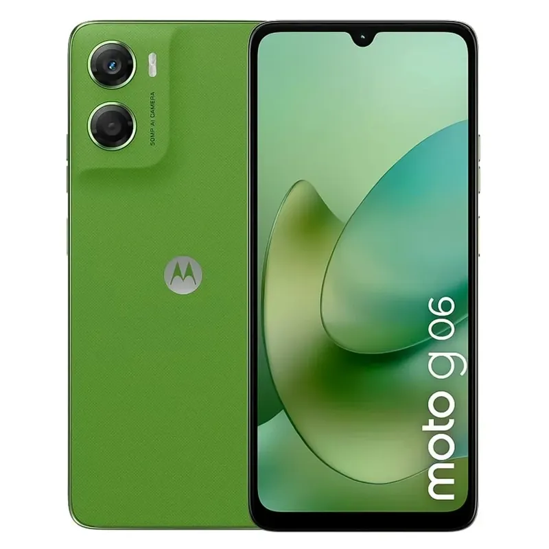 Smartphone Motorola Moto G06 Xt-2535-3 64gb 4gb Ram Dual Sim Tela 6.88" - Verde (caixa Slim)