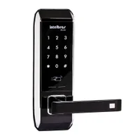 Fechadura Digital Intelbras FR320 de Embutir Com Senha + 5 Chaveiros de Proximidade Até 4 Senhas