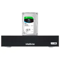 Gravador De Vídeo Digital Com Inteligência Artificial Intelbras Mhdx 3004-c Com 4 Canais + Hd 2TB