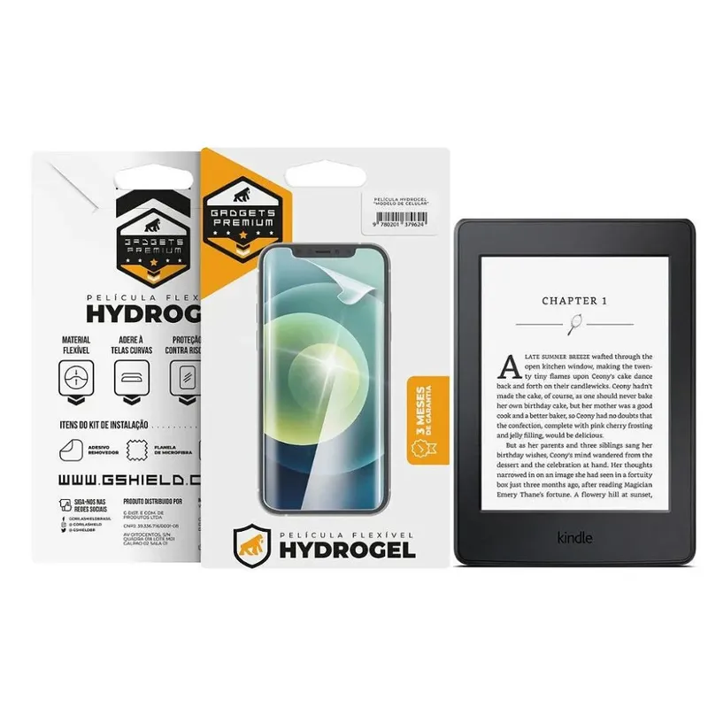 Película Gshield Hydrogel Hd, Para Kindle 6ª Geração