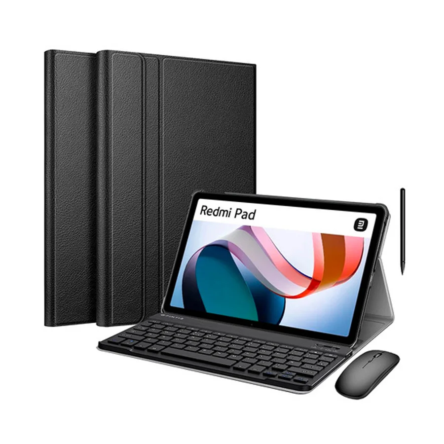 Case Magnética + Teclado Abnt2 + Mouse Para Redmi Pad 10,6.