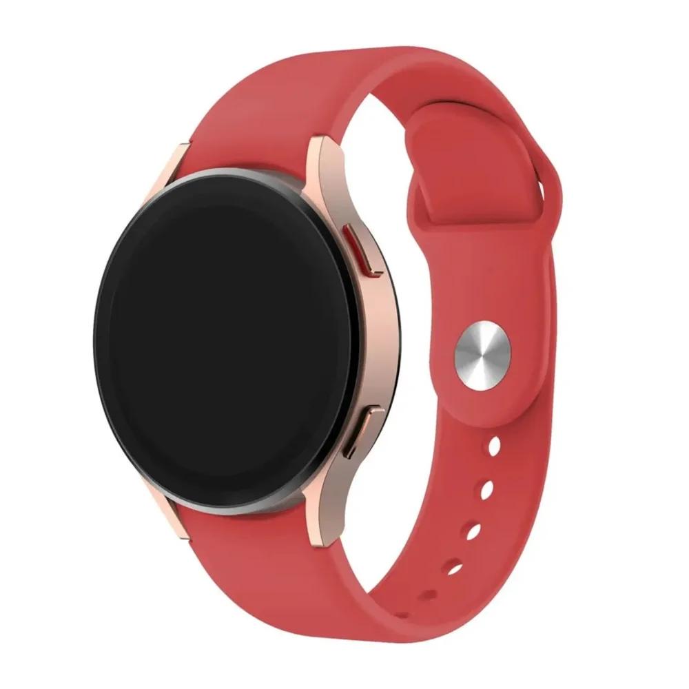 Multiira Vermelha Emborrachada P/ Sam Watch 4: Leve E Durável