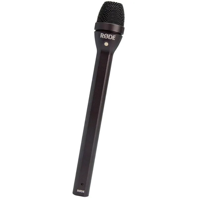 Microfone De Mão Rode Repórter Omnidirecional Para Entrevistas