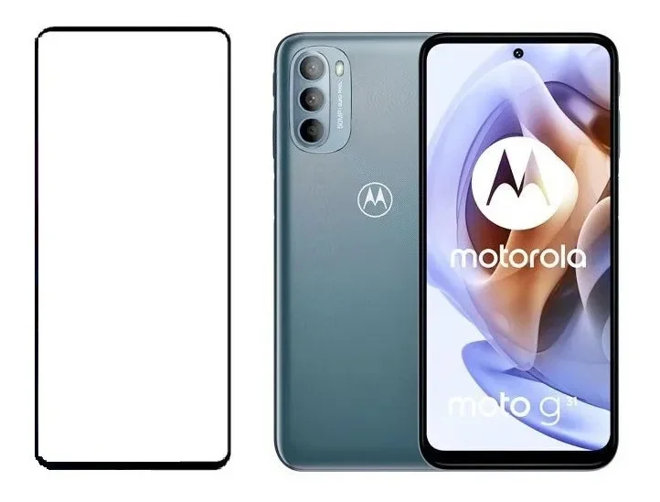 Película 3d Vidro 9h Para Moto G31 G41 G71 Tela Toda
