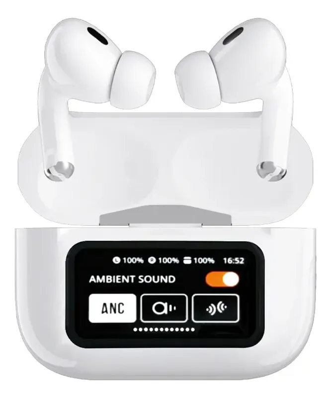 Fone De Ouvido Sem Fio A9 Pro Bluetooth 5.4 - Tela Digital