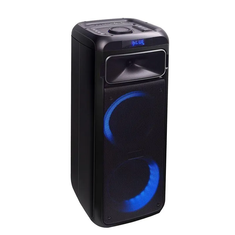 Caixa De Som Amplificada Gallant Lights Colors Swich, Bluetooth, 750W, Portátil, Bivolt, Preto