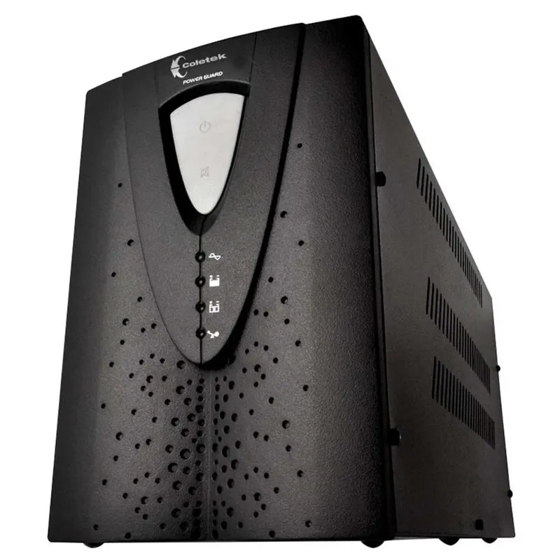 No-break 2500va Coletek Ups Pg Ii - Bivolt - 10 Tomadas - Pgii-2500ba-4b10t