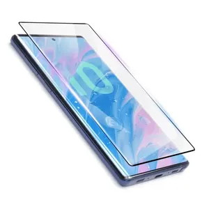 Película Curvada 3d Para Samsung Galaxy S20 Sm-g980 Com Furo Da Digital