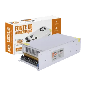 Fonte Fc Fontes Fc1250cn Colmeia Multiuso, 12v, 50a, 600w