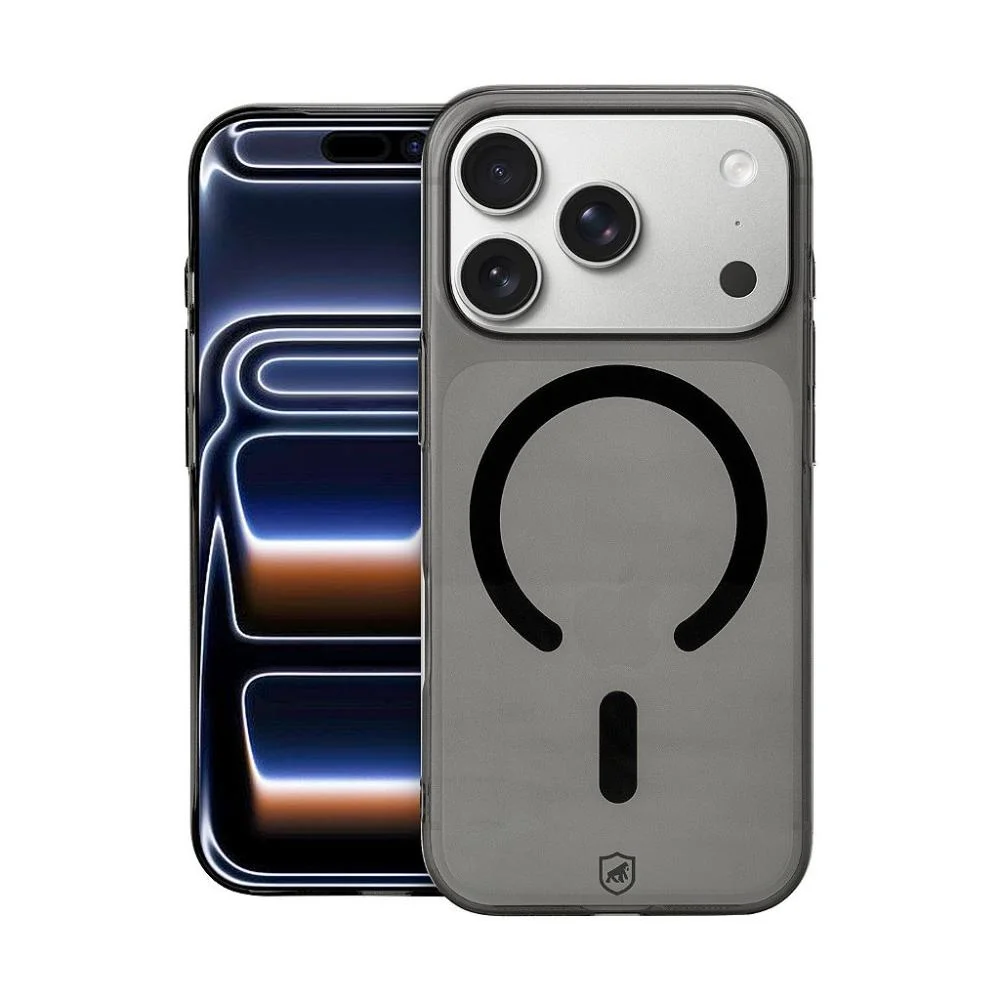 Capa Para Iphone 17 Pro - Crystal Slim Magsafe - Não Amarela - Dark - Gshield