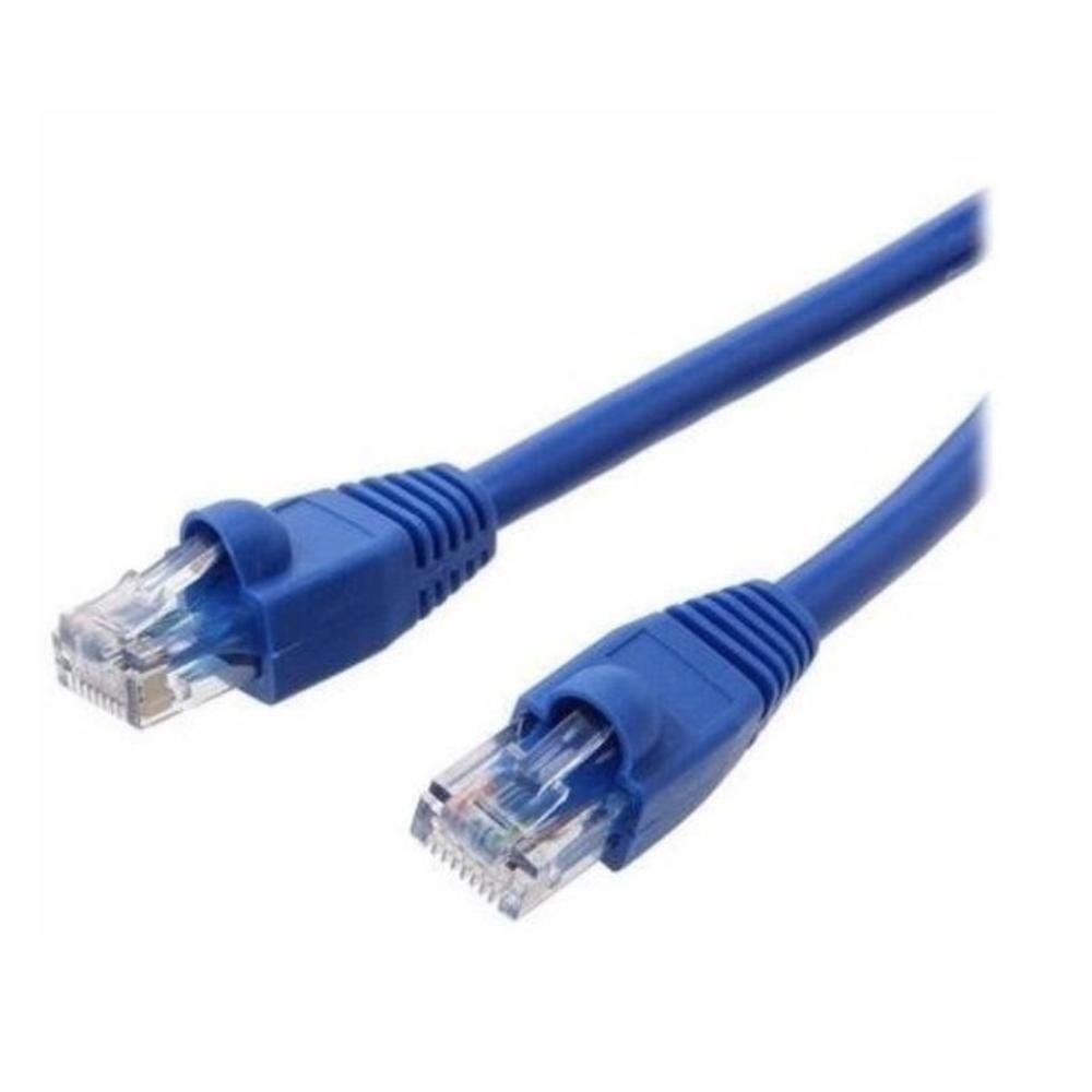 Cabo De Rede Knup, Patch Cord Cat5e, Blindado Gigabit, 5 Metros, Azul