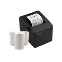 Impressora Térmica Epson Tm-t20x Usb Serial + 03 Bobinas 80x40