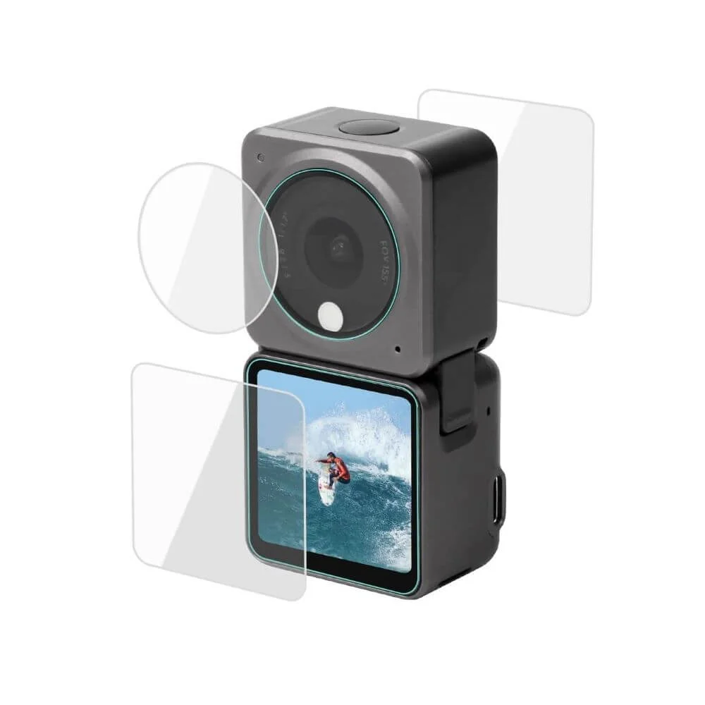 Película De Vidro Temperado Para Dji Action 2 - Startrc