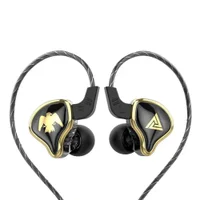 Fone De Ouvido Qk6 Ares Com Microfone + Case Cor Preto