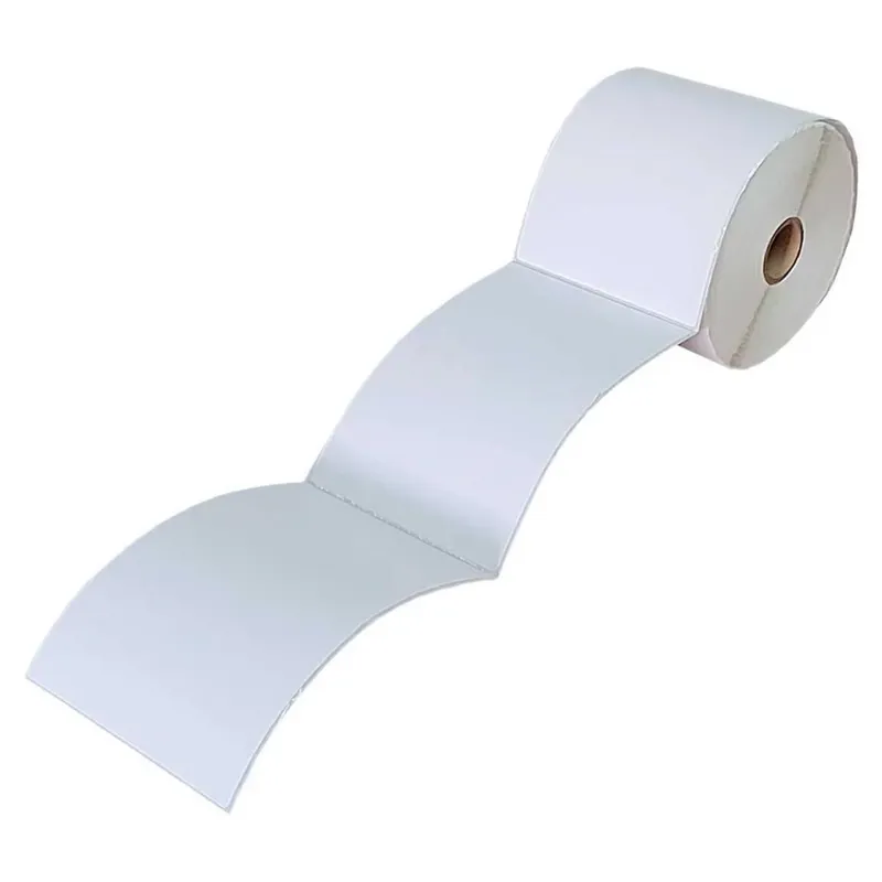 Rolo Etiqueta Adesiva 100 X 150mm - Branca - Ideal Para Correios - 200 Und - Para Impressora Térmica