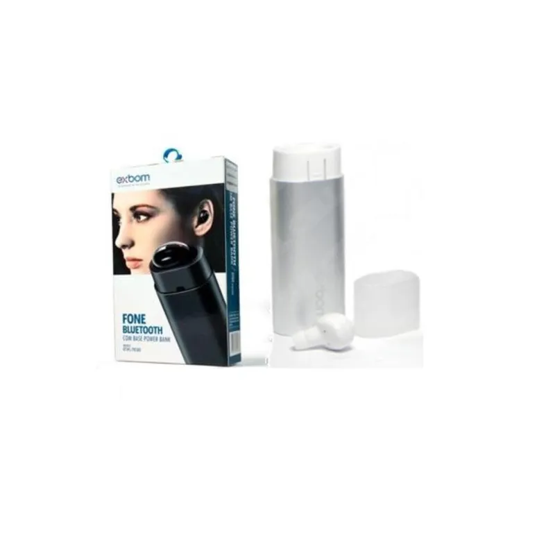 Fone De Ouvido Exbom Bluetooth Com Powerbank Btws-pbs80