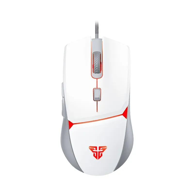 Mouse Gamer com Fio Fantech Phantom II VX6, 7200 DPI, 7 botões, Branco - Phantom II VX6 W