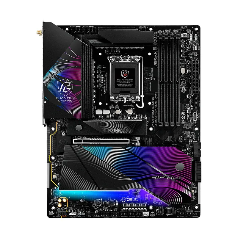 Placa-Mãe ASRock Z890 Riptide WiFi, Intel LGA1851 Z890, ATX, DDR5 - 90-MXBPB0-A0UAYZ