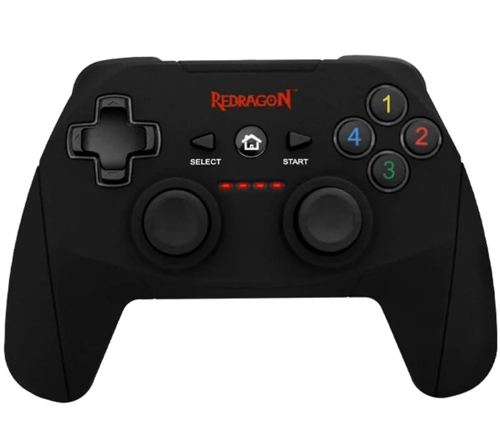 Controle Sem Fio Gamer Joystick Redragon Harrom G808 Cor Preto