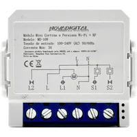 Modulo Mini Rele Inteligente Wifi Novadigital Automação Residencial Smart Switch Compatível Tuya Alexa Google