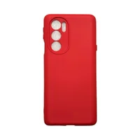 Capa Moto Edge 30 Pro Silicone Aveludada Protege Câmera Colorida Capinha Anti Impacto Mt Edge 30 Pro:vermelho