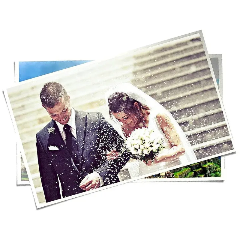 Papel Fotográfico Microporoso Acetinado Sem Brilho 10x15 260g Branco Com 20 Folhas