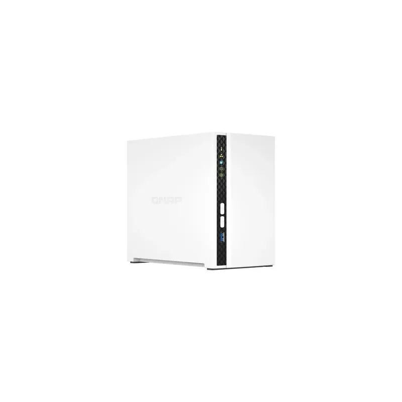 Qnap Ts-233-us 2 Bay Nas De Mesa Acessível Com Processador Quad-core Arm Cortex-a55 E 2 Gb De Ram Ddr4 (sem Disco).