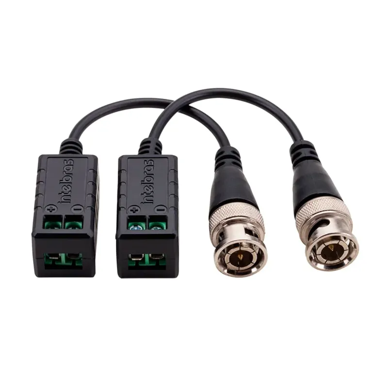Balun Intelbras Passivo VB 501P, Proteção contra surtos, Compatível com HD, Full HD, 4MP e 4K