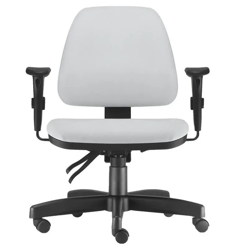 Cadeira Escritório Giratória Job L02, Executiva Ergonômica, Suede Rosê - Lyam Decor