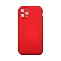 Capa Iphone 11 Pro Silicone Aveludada Protege Câmera Colorida Capinha Anti Impacto Iphone 11 Pro:vermelho