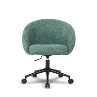 Cadeira Home Dt3 Lizie Com Rodinha Revestimento Boucle Forest 14729-3