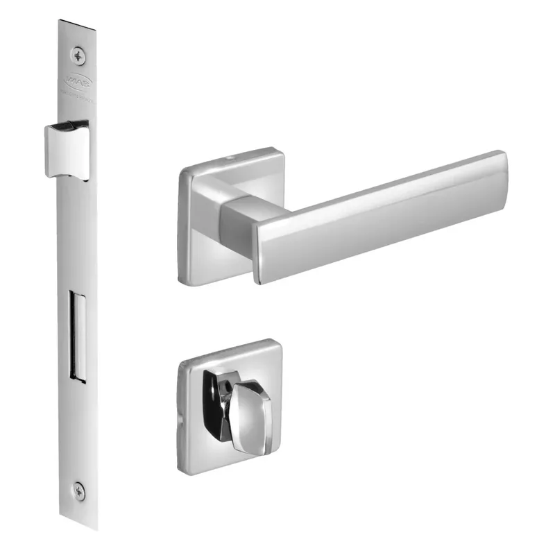 Fechadura Metro Light Banheiro 40mm Cromado M0960z R0041 Bz1300 Imab