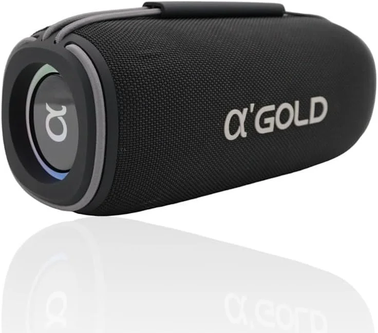 Caixa De Som Portátil Bluetooth Entra Sd/usb A`gold Sm07 30w Cinza