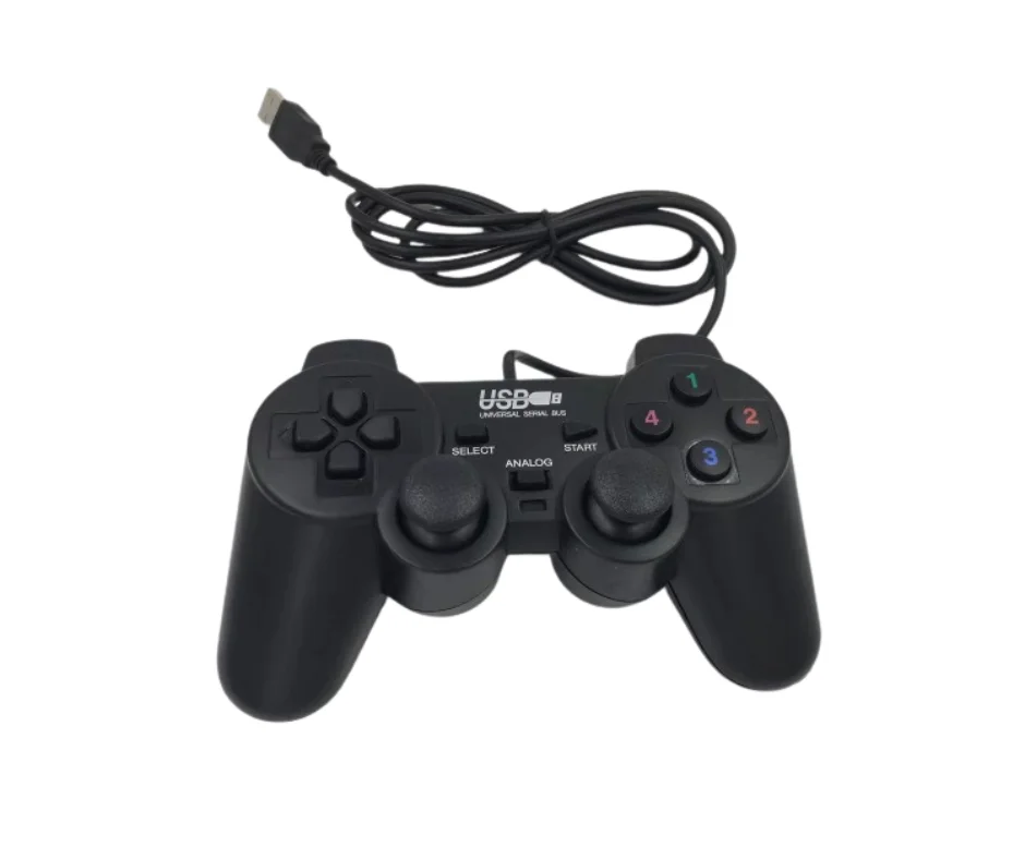 Controle Usb Com Fio Estilo Ps2 Para PC