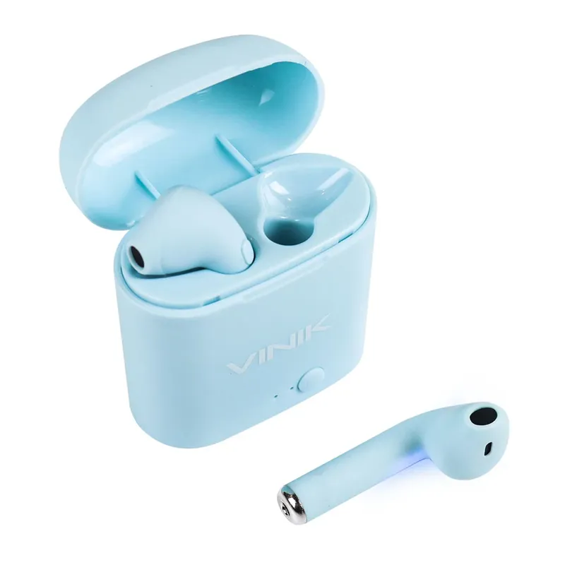 Fone De Ouvido Bluetooth Vinik Easy W1+ Tws True Wireless, Azul