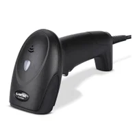 Leitor De Código De Barras E Qr Code - Comtac Ps8968 - Usb - Laser - 1d/2d - Preto