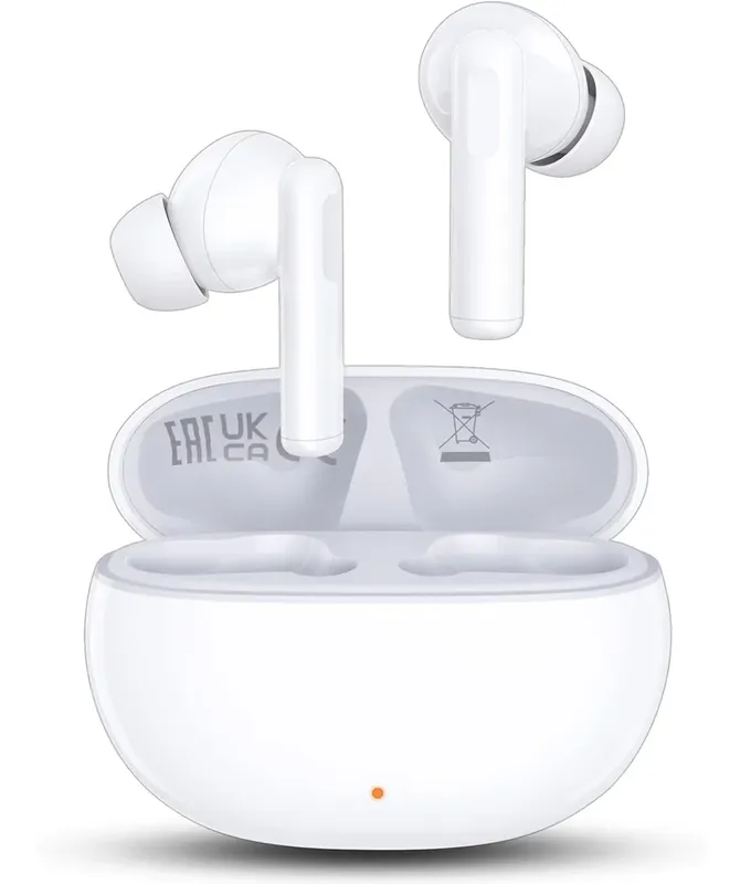 Fone De Ouvido Híbridos Honor Choice X7i Com Cancelamento De Ruído Ativo De 45 Db, 40 Horas, Branco