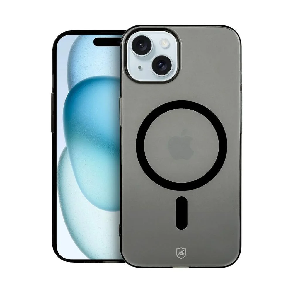 Capa Para Iphone 15 - Crystal Slim Magsafe Dark - Gshield