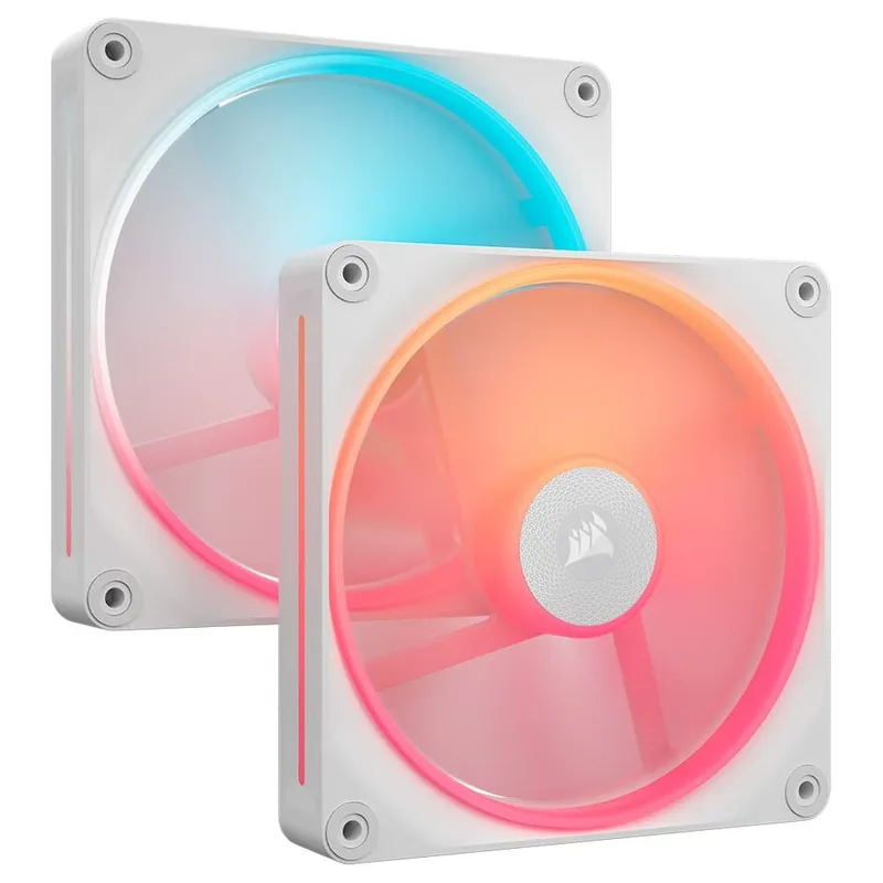 Kit 2 Ventoinhas Corsair LX-R RGB 140mm Branco CO-9051056-WW