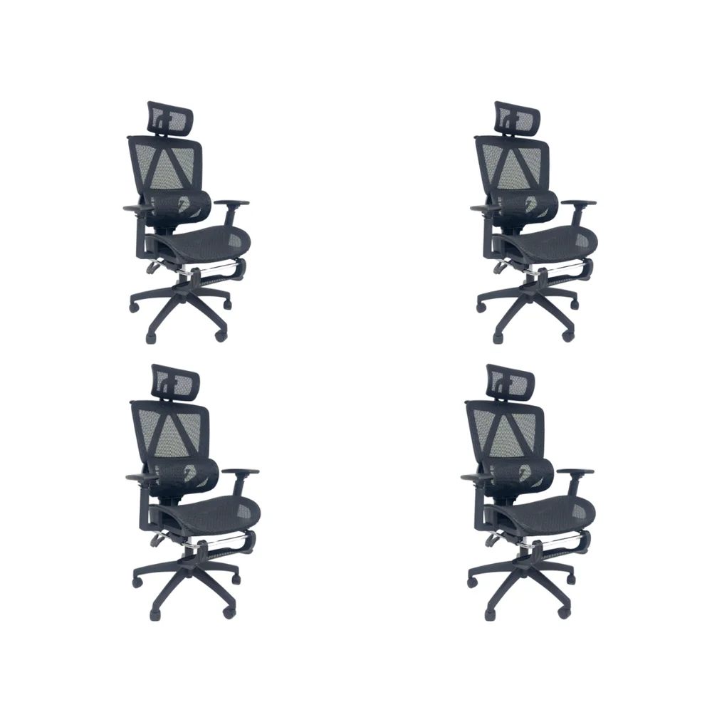 Cadeira De Escritório Presidente Executiva Oficial Titan - Preto - 4