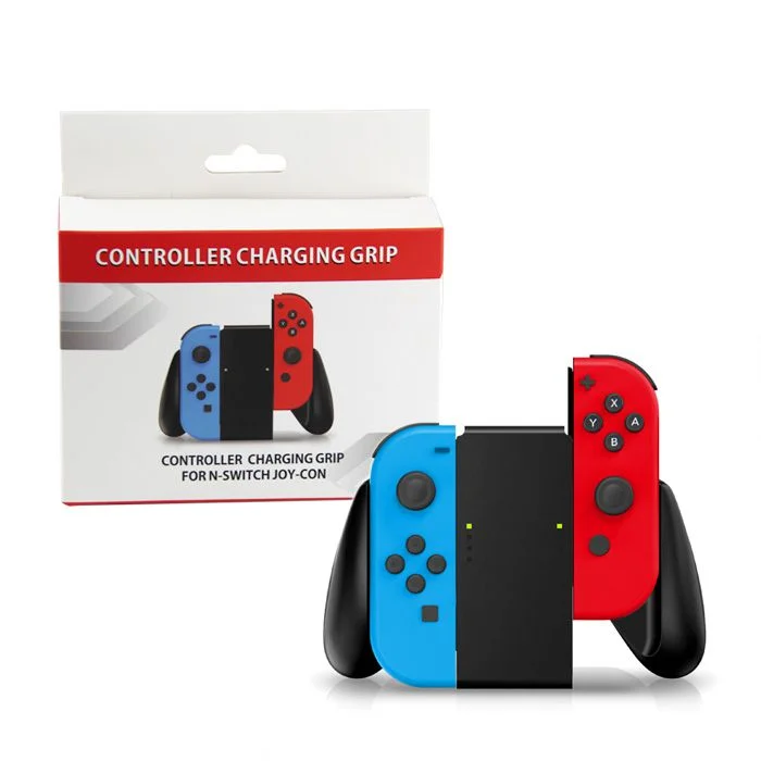 Grip Suporte Com Bateria Joy Con Para Nintendo Switch Carregador