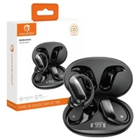Fone De Ouvido Bluetooth In-ear H'maston Rs77 Resistência Água Preto