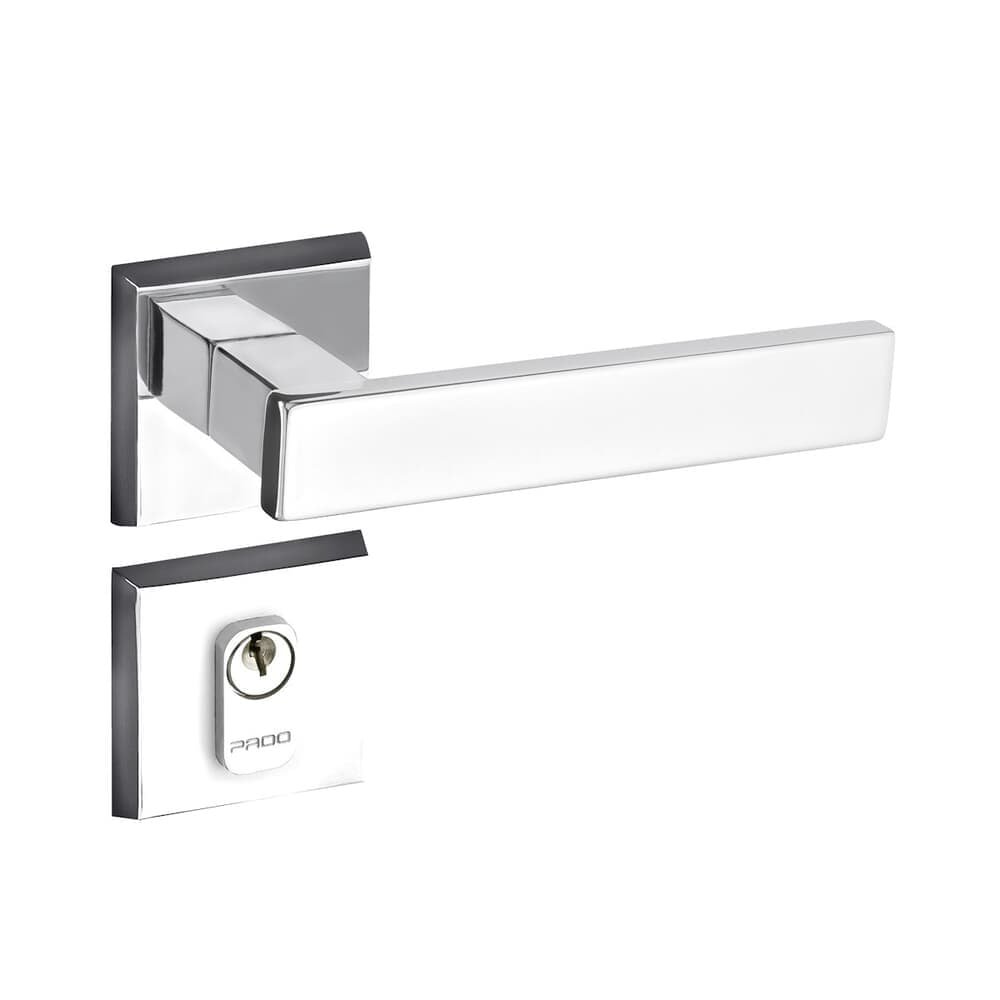 Fechadura Retro Externa 40mm Roseta Cromada Rq3 411-40pe Ctl-55 Cr Pado