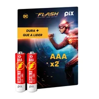 2x Pilha Ultra Alcalina Aaa 3a Blister Com 2 Unidades