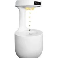 Umidificador De Ar Recarregável Antigravidade Led Gota De Água