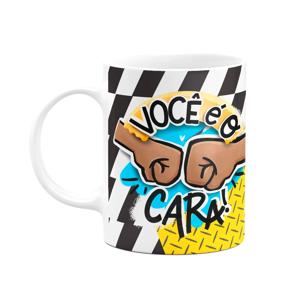 Caneca Pais - Você É O Cara - Paizão Amigo, Parceiro E Herói