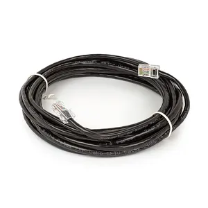 Cabo De Rede Cat5e Montado Preto - 95 Metros